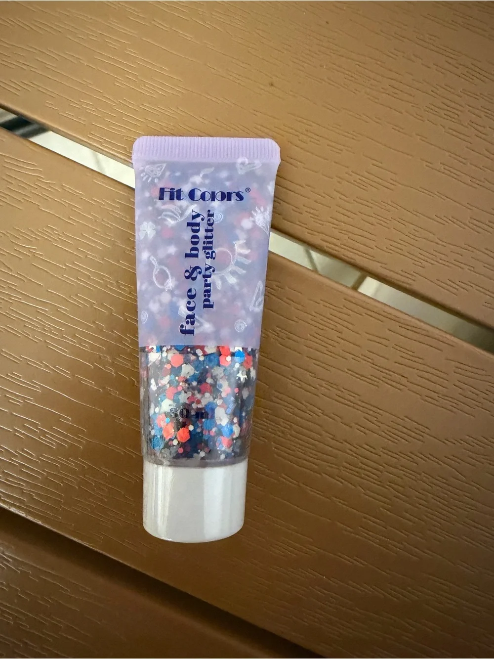 Fit Colors Face & Body Party Glitter Gel - Multicolor Glitter